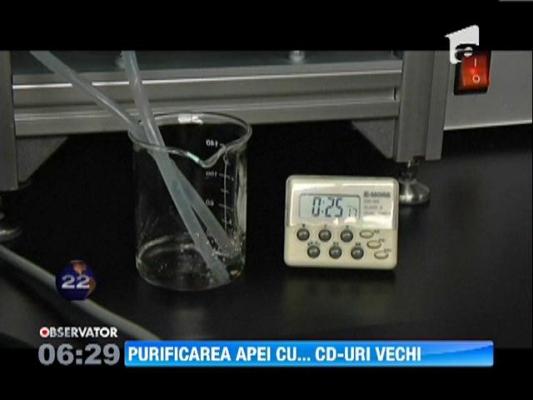 CD-urile vechi ar putea fi folosite la epurarea apelor menajere uzate