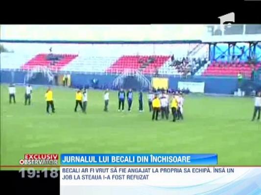 Gigi Becali isi scrie memoriile in inchisoare