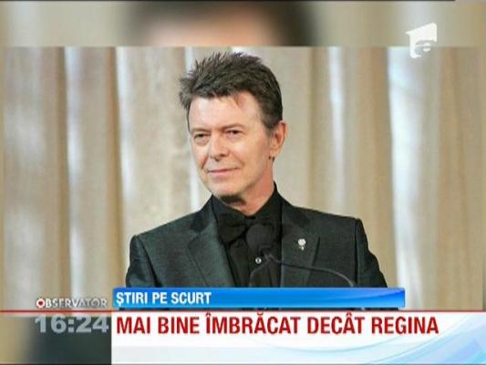 David Bowie, cel mai bine imbracat britanic din toate timpurile