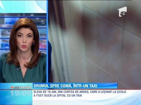 Eleva care a intrat in coma, dupa ce i s-a facut rau la scoala, e tinuta in viata de aparate