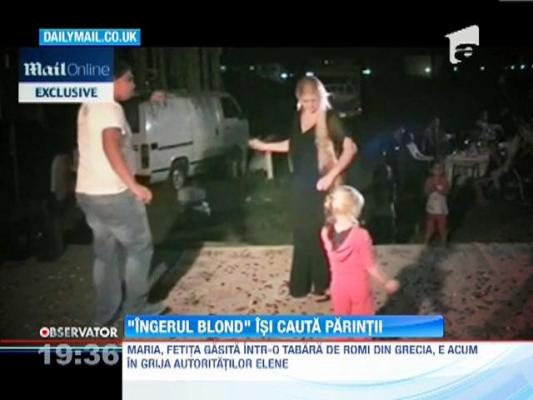 Fetita gasita intr-o tabara de rromi din Grecia, tratata ca un urs de circ