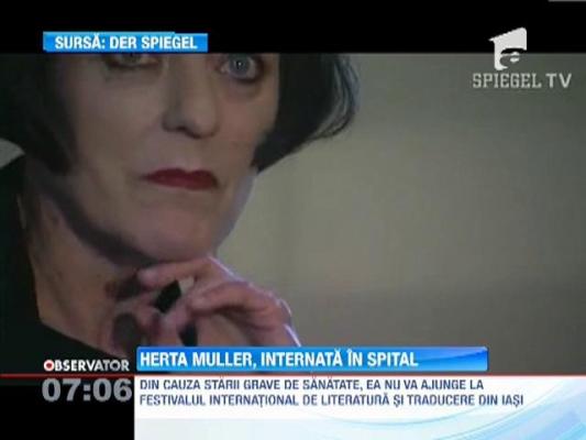 Scriitoarea Herta Muller, operata de urgenta in Germania