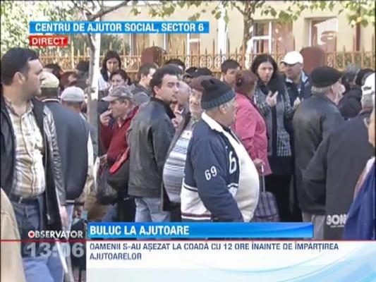 Coada la impartirea ajutoarelor de la Uniunea Europeana