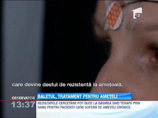 Baletul, tratament pentru ameteli