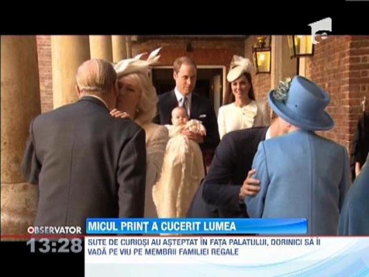 Printul George a fost crestinat la capela Palatului Saint James din Londra