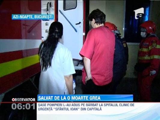 Operatiunea de salvare incredibila, la Targu Jiu! Bolnav de artrita si tintuit la pat de greutate de 200 de kilograme