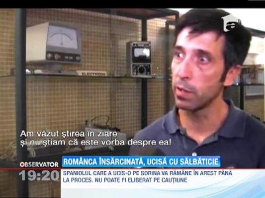 Moment de reculegere in piata din centrul Valenciei  pentru romanca ucisa