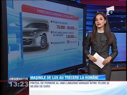 Romanii cumpara tot mai des masini de lux
