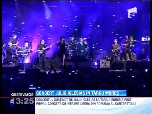 Concert Julio Iglesias in Targu Mures