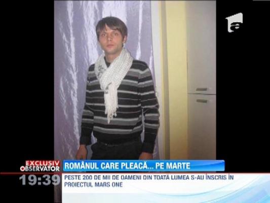 Romanul George Hruby s-a inscris in proiectul care isi propune sa colonizeze planeta Marte