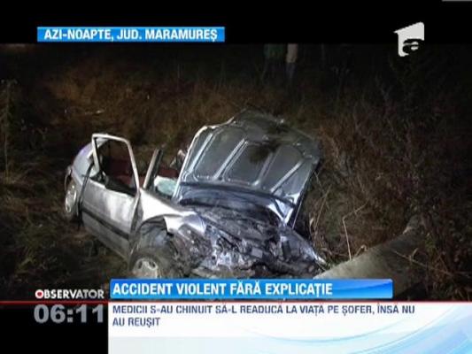Un sofer si-a pierdut viata pe o sosea din Maramures