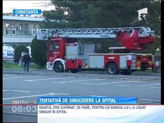 Un copil de 13 ani a incercat sa se sinucida la Spitalul Judetean din Constanta