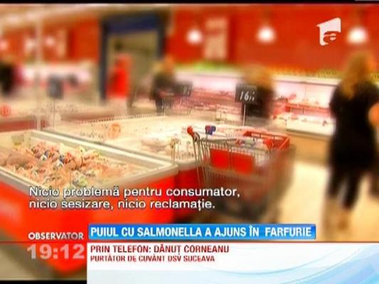 Puiul cu Salmonella a ajuns in farfurie!