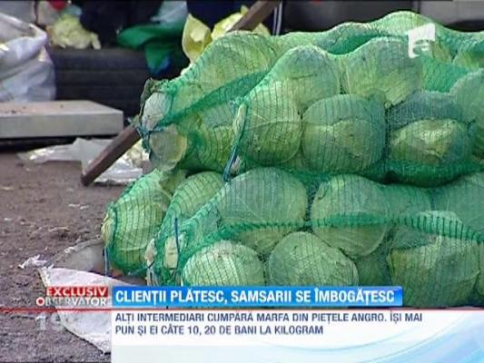 EXCLUSIV! Samsarii umfla preturile legumelor si fructelor