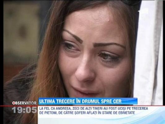 Tânăra ucisă pe o trecere de pietoni din Constanţa a fost înmormântată