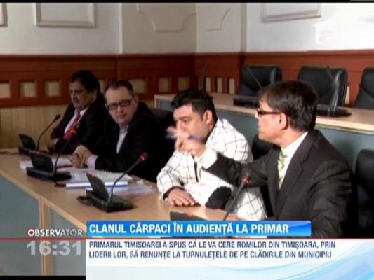 Clanul Cârpaci în audienţă la primar