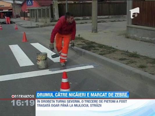 Drumul către nicăieri, pavat cu treceri de pietoni!