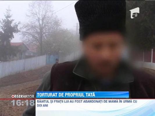 Un copil din judeţul Vaslui, torturat de propriul tată