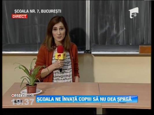 Un nou proiect anticorupţie! Elevii vor învăţa cum să NU dea şpagă