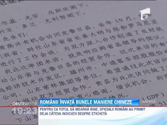 Delegaţie chineză, în vizită economică la Bucureşti