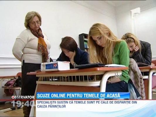 Profesorii au ajuns să-i roage pe elevi să facă acasă macar un exerciţiu