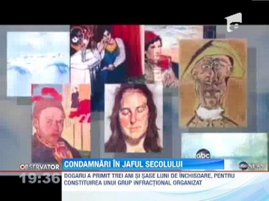 UPDATE! Primele condamnări în furtul tablourilor