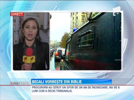 UPDATE Becali le-a vorbit din Bilbie magistraţilor, dar tot va rămâne în închisoare