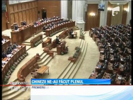 Vizita premierului chinez a umplut până la refuz Casa Poporului