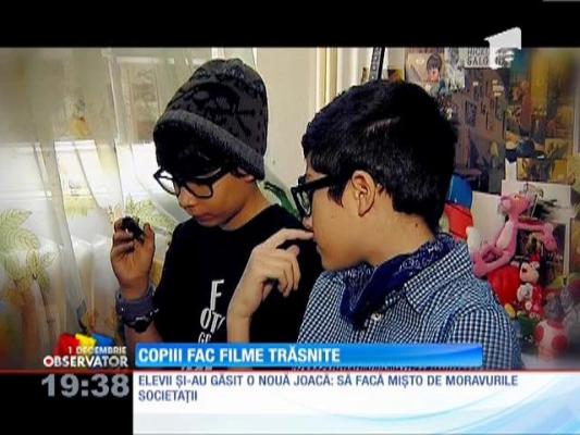 Copiii fac mişto de moravurile societăţii