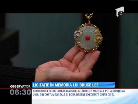 Costumul purtat de Bruce Lee va fi scos la licitaţie