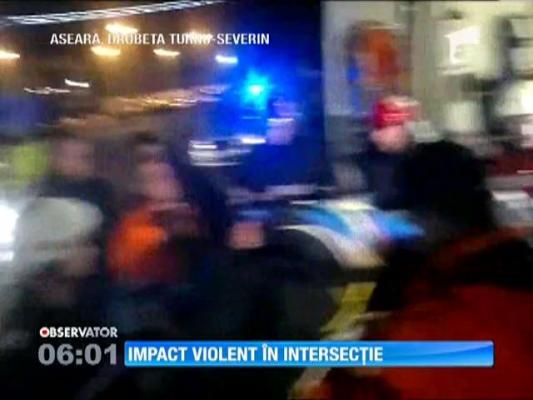 Accident rutier grav într-o intersecţie din Drobeta Turnu-Severin!