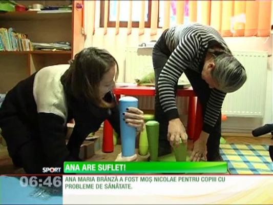 Ana Maria Brânză s-a transformat în Moş Niculae