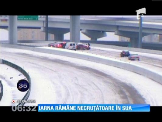 Ninsoarea şi viscolul au paralizat SUA