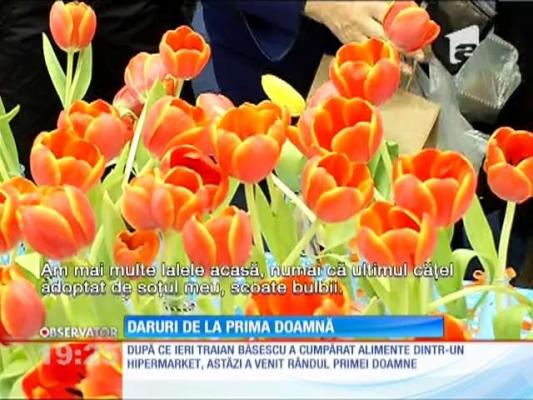 Maria Băsescu a participat la un târg caritabil