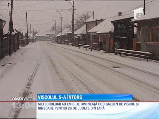 Autorităţile se luptă cu ninsoarea cu zeci de mii de tone de sare şi nisip!
