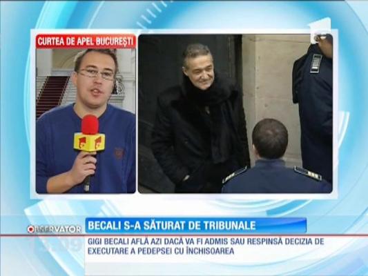 Recurs respins pentru Gigi Becali