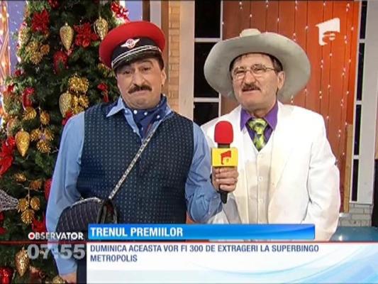 Trenul SuperBingo Metropolis, plin cu premii