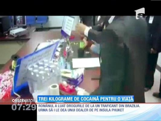 Un român îşi poate pierde viaţa pentru 3 kilograme de cocaină!