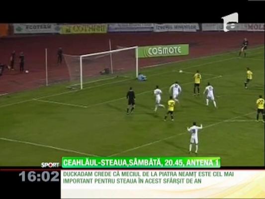 Helmuth Duckadam: "Nu avem voie să pierdem cu Ceahlăul"