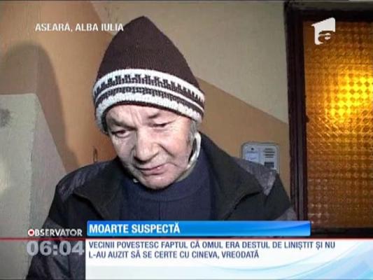 Un bărbat din Alba-Iulia a fost găsit mort în condiții suspecte