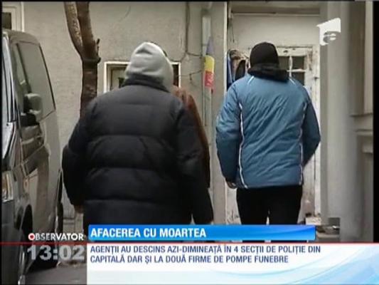 Afacere sinistră între poliţişti, medici şi pompe funebre!