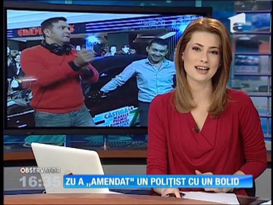 Un poliţist de la Rutieră a câştigat maşina Innei, la Radio ZU