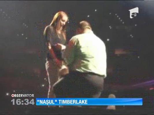 Justin Timberlake a ajutat un fan să îşi impresioneze iubita!