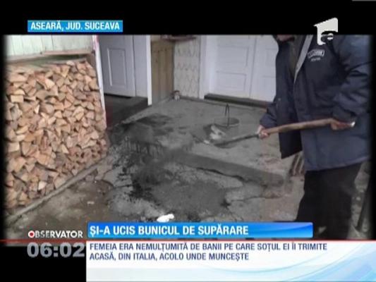 Un tânar de 17 ani şi-a ucis bunicul cu sânge rece