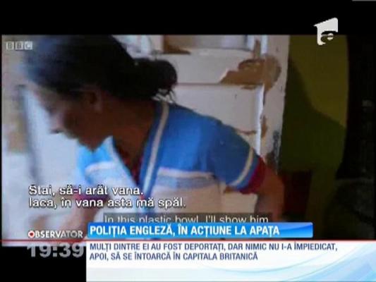 Poliţia engleză, în acţiune în satul Apaţa