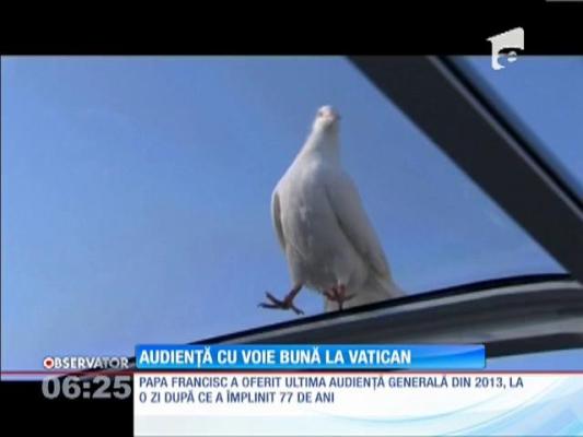 Papa s-a intâlnit cu jucătorii echipei San Lorenzo, campioana Argentinei