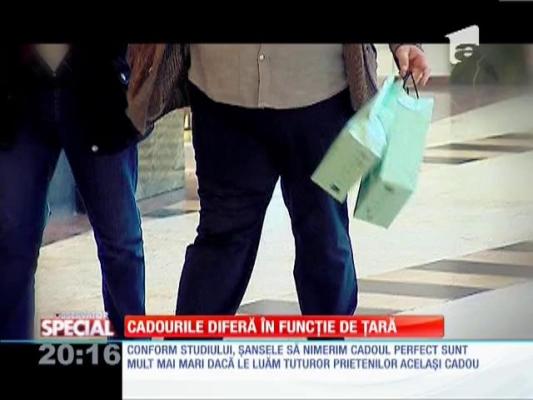 Cadourile diferă în funcție de țară