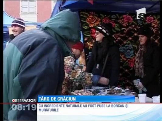 Târgul din Braşov, plin cu produse tradiţionale