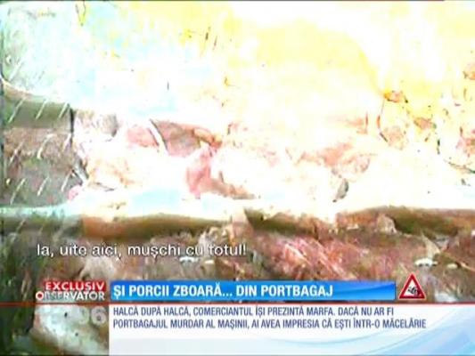 Comerţul LA NEGRU cu carne de porc înfloreşte de sărbători