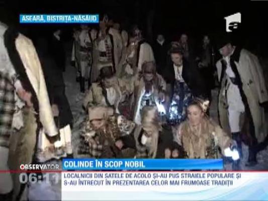 Au mers la colindat ca să-i ajute pe copiii sărmani